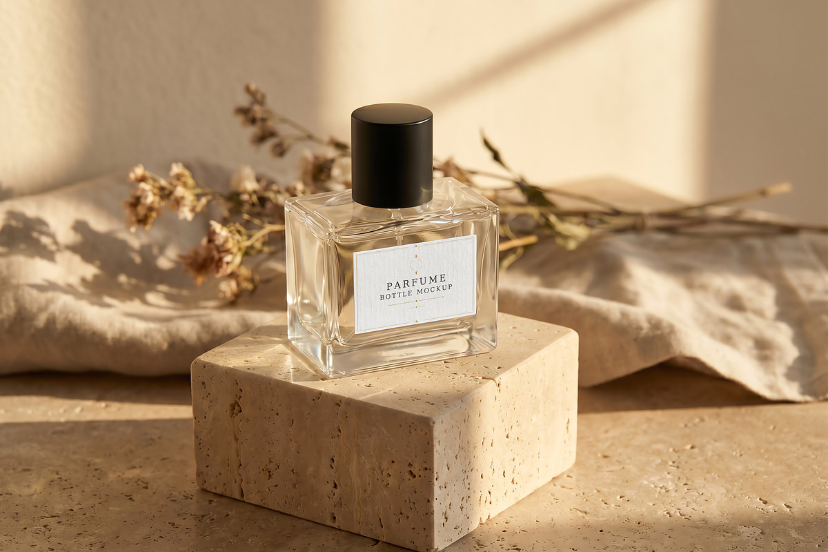 Parfume Bottle Mockup, a Packaging Mockup by Hazzpro_Std (Photo 5 of 5)