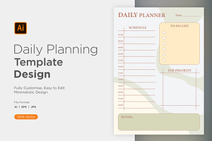 Daily Planner Sheet Design -19