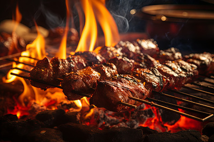 Delicious grilled pork beef steaks s, a Background Photo by Pixeness