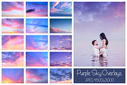 30 Purple Sky Overlays, a Texture Graphic by LovePhotoMoment (Thumbnail 9 of 10)