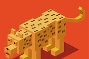3D Illustration Isometric Collection, an Animal 3D Model by Designbytowo (Thumbnail 4 of 16)