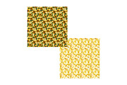 Sunflower & Honey Bee Digital Paper, a Pattern Graphic by Designking (Thumbnail 4 of 4)