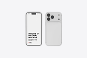 iPhone 17 Pro Max Mockup, an iPhone Mockup by UnicDesign (Thumbnail 11 of 15)