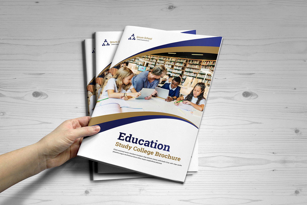 Education Brochure Template V4, a Brochure Template by JanySultana (Photo 8 of 8)