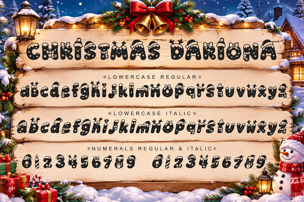 Christmas Dariona, a Handwritten Font by Yoga Letter (Photo 7 of 10)