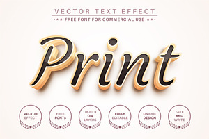 Gold Story - Editable Text Effect