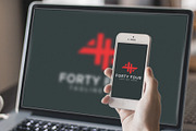 Number 44 logo design template, a Branding & Logo Template by Amadul11 (Thumbnail 4 of 4)