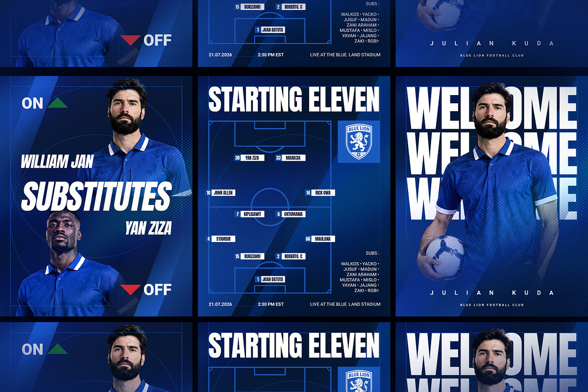Soccer Instagram Templates PSD, a Social Media Template by Irhasalfahad (Photo 5 of 6)