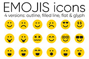 EMOJIS, an Emoji Icon by beguima (Thumbnail 1 of 5)
