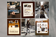 Brown Social Templates for Creators, a Social Media Template by CanvaTemplateClubCo (Thumbnail 3 of 16)