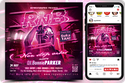 RnB Music Flyer, a Flyer Template by regalDRAW (Thumbnail 1 of 3)