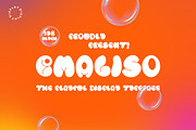 Emaliso - Playful Display Font, a Sans Serif Font by Dhabee (Thumbnail 1 of 9)