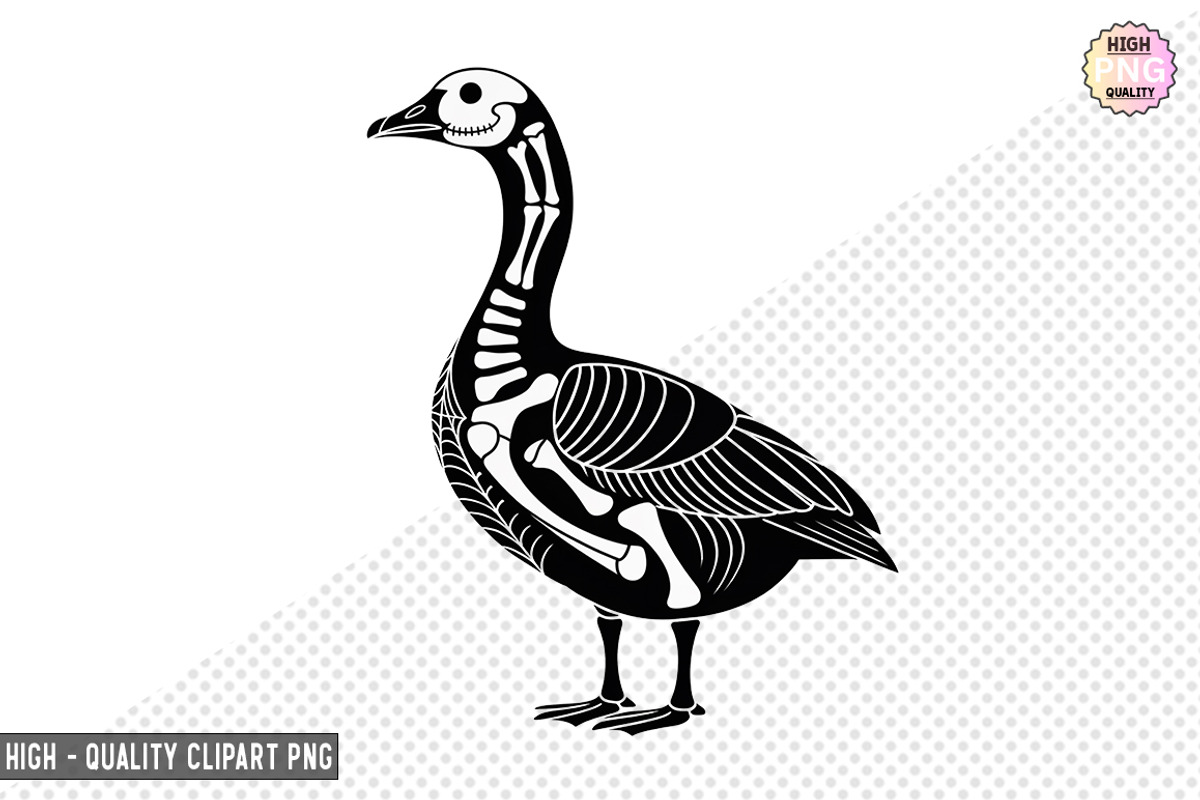 Halloween Goose Skeleton Sublimation, a Graphic by crative8112 (Photo 6 of 10)