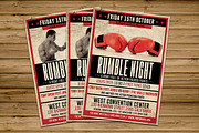 Vintage Boxing Flyer Template, a Flyer Template by Hotpin (Thumbnail 4 of 4)