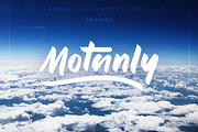 Motanly Typeface, a Script Font by Bogdan Casota (Thumbnail 1 of 7)