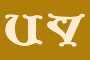 Gothic Initials Seven Font, a Script Font by GG Design (Thumbnail 12 of 15)