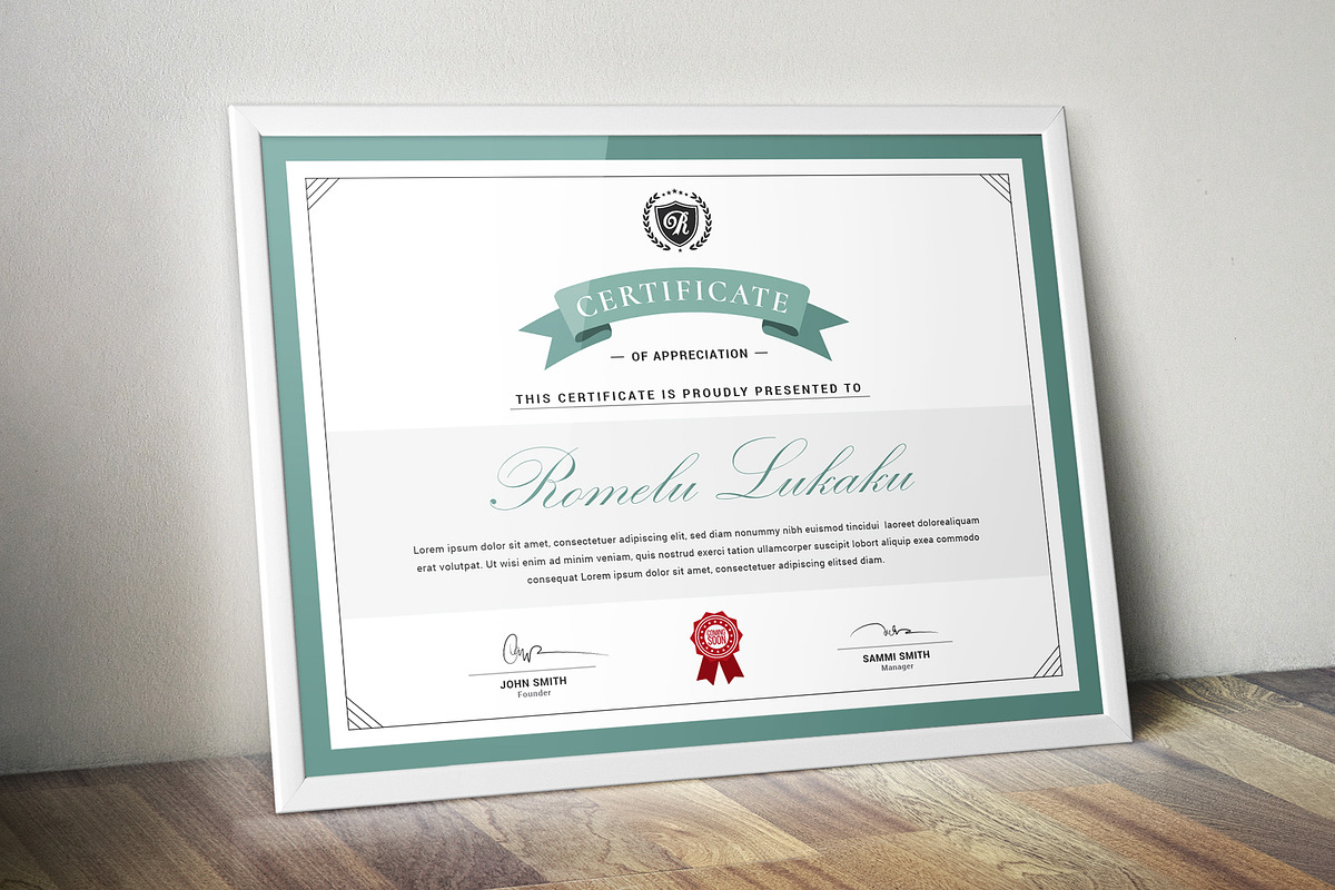 Certificate, a Stationery Template by ThemeDevisers (Photo 5 of 6)