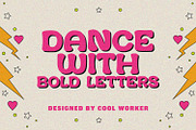 Boldisco, a Sans Serif Font by Cool Worker (Thumbnail 2 of 7)