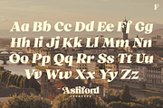 Ashford Stylish Serif, a Serif Font by Fenotype (Thumbnail 11 of 11)