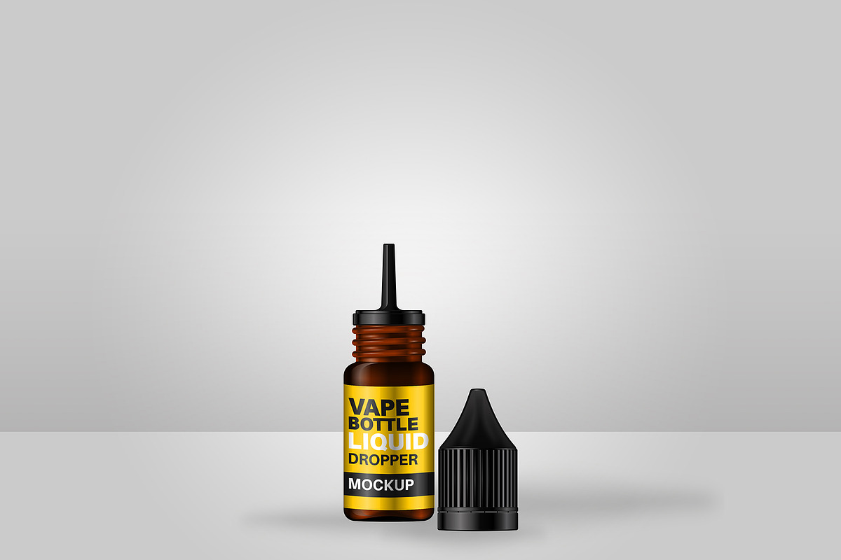 Box & Bottle Vape Liquid Mockup, a Product Mockup by gabicotza (Photo 5 of 5)