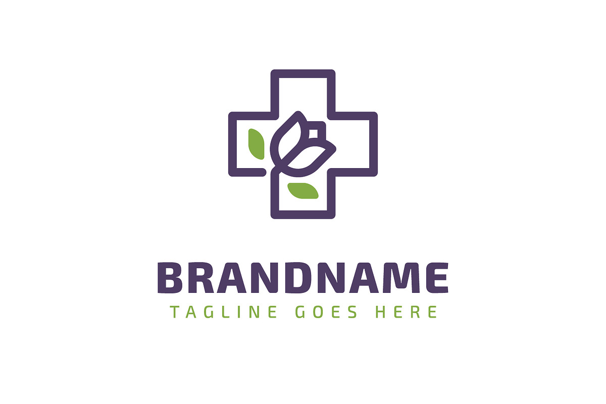 Medical Cross Tulip Modern Logo, a Branding & Logo Template by Pray Art Design Studio