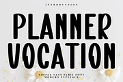 Planner Vocation, a Script Font by InermediaSTUDIO (Thumbnail 1 of 8)