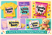 Party Bounce, a Slab Serif Font by Wow Magic (Thumbnail 4 of 4)
