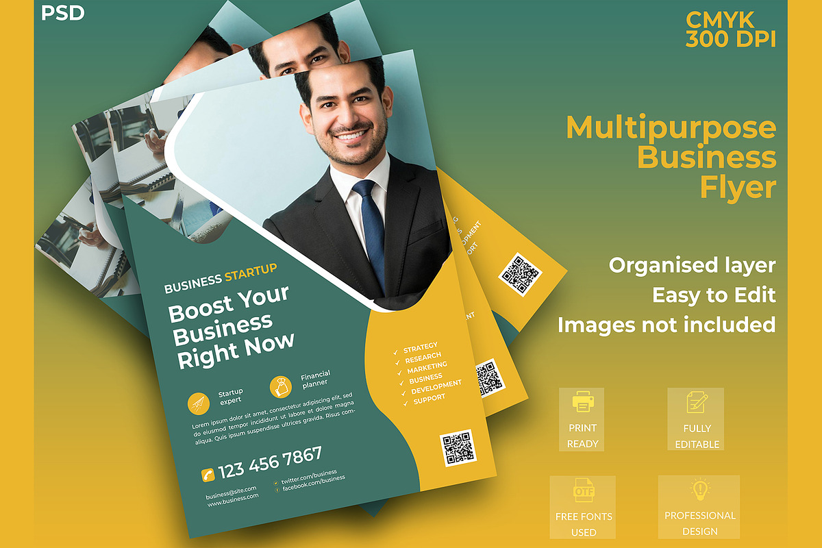 Professional Business Flyers, a Flyer Template by kamalrawat_gd (Photo 2 of 2)