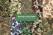 British Flecktarn Camouflage Pattern, a Pattern Graphic by 3Y_Design (Thumbnail 1 of 6)