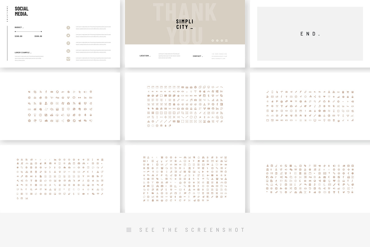 Stylish Minimal Keynote Template, a Presentation Template by TemplatesForest (Photo 9 of 9)