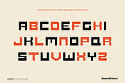 KONSTRUCT - A Block Style Font, a Sans Serif Font by Komet & Flicker (Thumbnail 13 of 15)