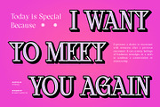 Chiston 3D, a Serif Font by Craft Supply Co. (Thumbnail 4 of 8)