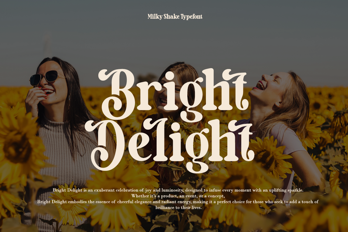 Milky Shake - Retro Serif Font, a Serif Font by Say Studio (Photo 5 of 14)