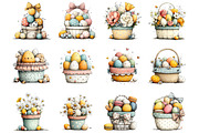 Funny Easter Basket Clipart, an Illustration by Sublimation Artist (Thumbnail 7 of 7)