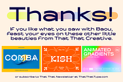 Baou Modern Sans + Logos, a Sans Serif Font by That That Creative (Thumbnail 20 of 20)