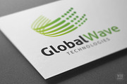 Global Wave Technology Logo Template, a Branding & Logo Template by WebCraft (Thumbnail 2 of 4)