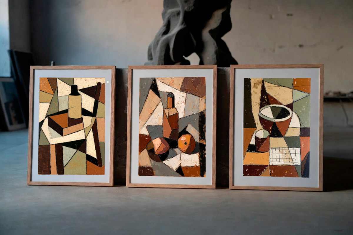 Cubism Collection.Printable Wall Art, a Decorative Illustration by O m N i  Studio (Photo 3 of 17)