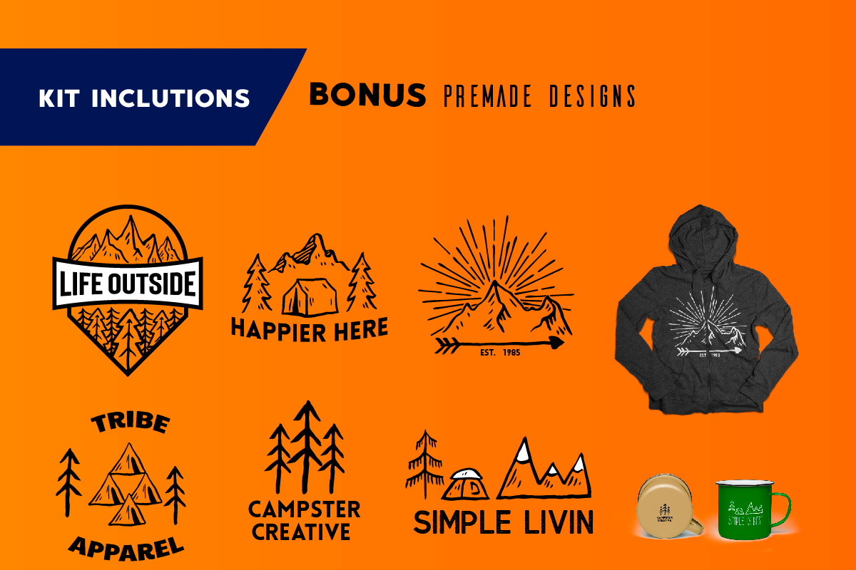 CAMP VIBES - Creator Kit, an Icon by Walking_Designs (Photo 13 of 14)