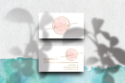 Watercolor Logo and Business Card