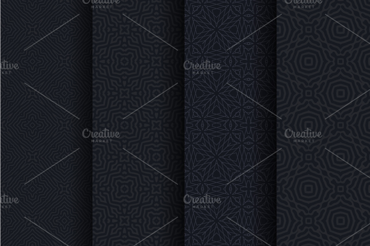 100 geometric seamless patterns, a Pattern Graphic by maximmmmum (Photo 3 of 17)