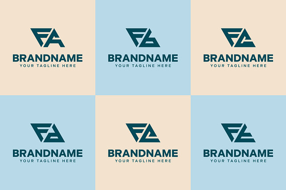 Letters Fa Fb Fc Fd Fe Ft Logo