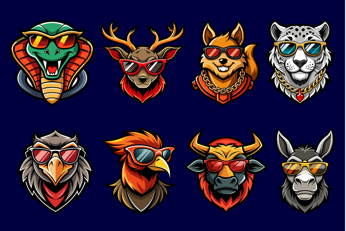 Animal Mascot Logo Illustration 5, an Illustration by Riswan Ratta (Photo 3 of 3)