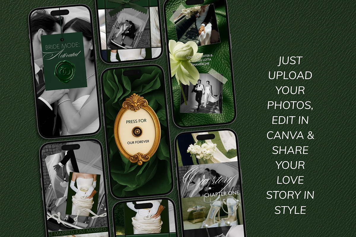 Wedding IG Story Templates | Canva, a Social Media Template by TrendyliciousStore (Photo 2 of 4)