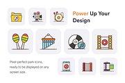 Multimedia Icon Set, a Duotone Icon by Brickclay (Thumbnail 3 of 9)
