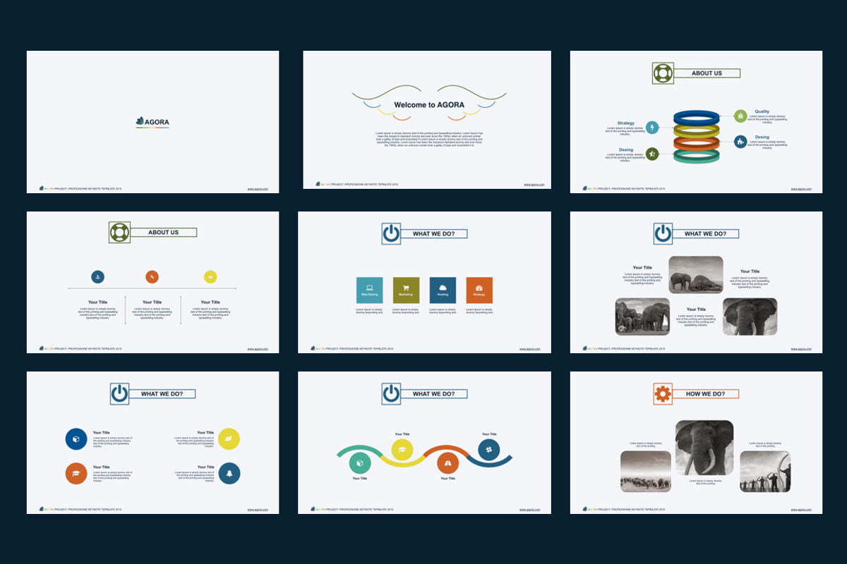 Agora Keynote Template, a Presentation Template by Mia (Photo 2 of 5)