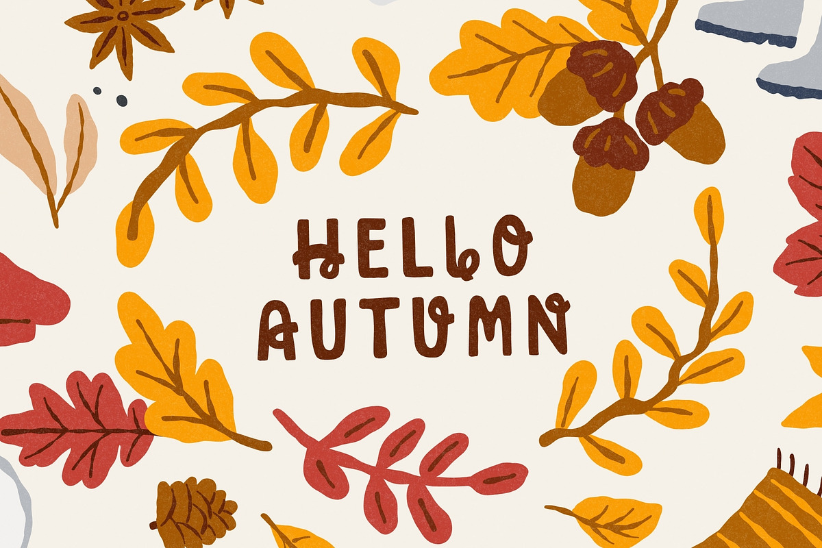 Golden Harvest Playful Display Font, a Handwritten Font by Sloulyfe (Photo 6 of 9)
