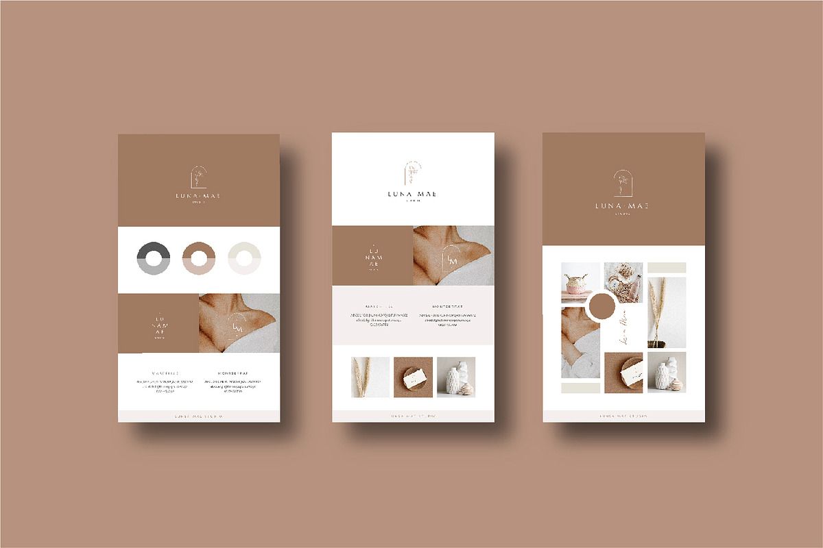 Brand & Mood Board Sheets, a Presentation Template by Wild Theory (Photo 2 of 7)