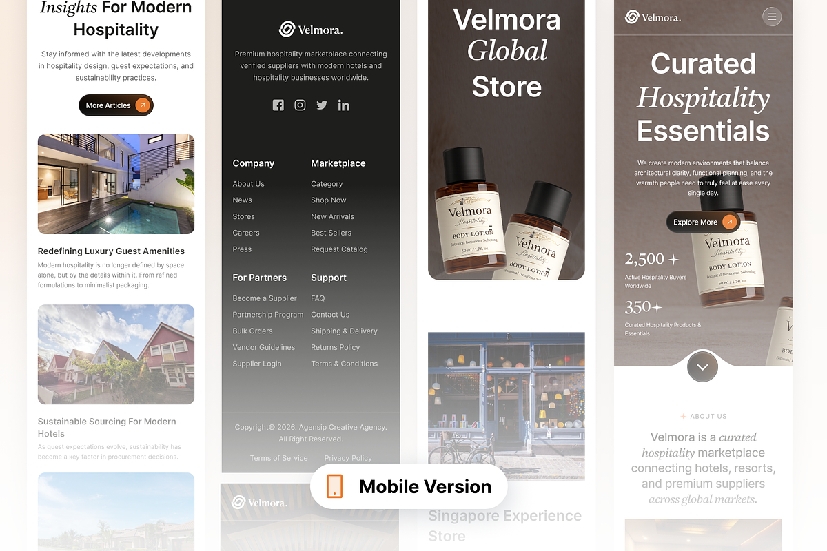 Velmora - Small-Medium Ecommerce UI, a Landing Page Template by Agensip Design Agency (Photo 8 of 10)
