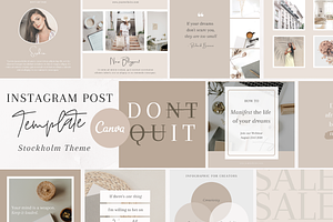 25 Instagram Post Templates