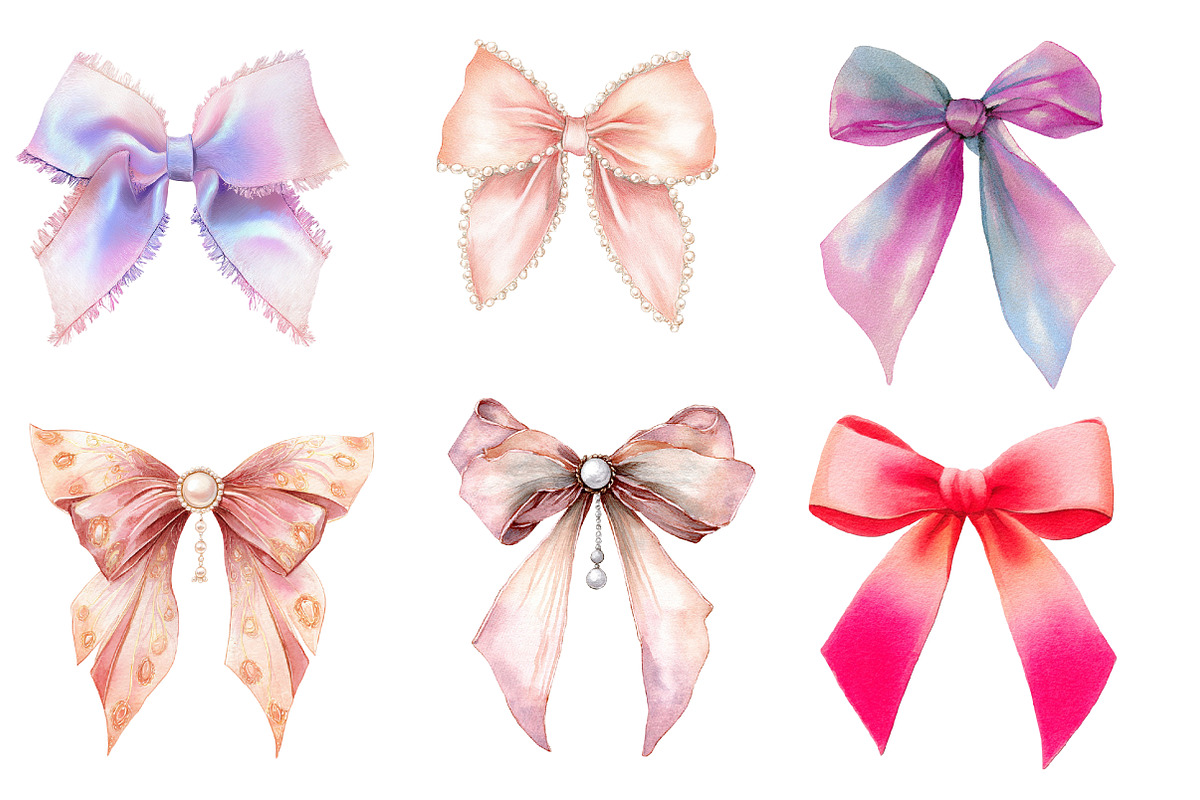 Coquette Ribbon Clipart, Coquette, an Illustration by Designworld (Photo 2 of 5)